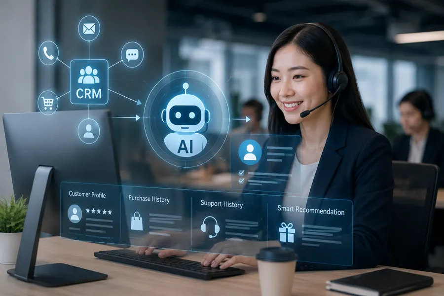 นิยามใหม่ของงานบริการ การผสาน AI Agent เข้ากับระบบ CRM เพื่อสร้างประสบการณ์ลูกค้าแบบจำเพาะบุคคล