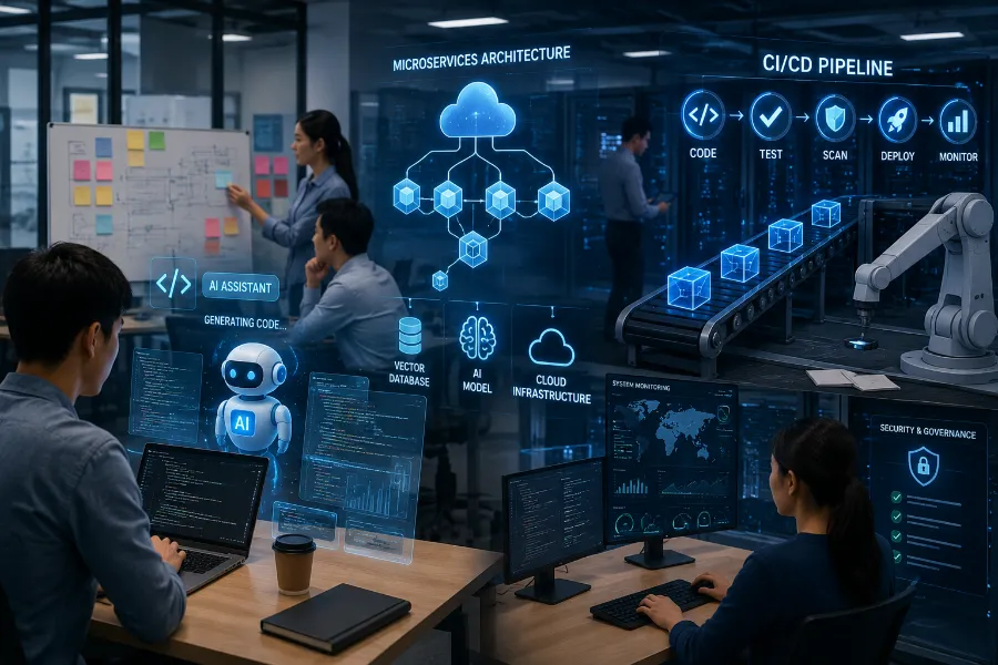 อนาคตของ Coding: ยกระดับการพัฒนาซอฟต์แวร์ด้วย Artificial Intelligence และ Low-Code/No-Code Architecture